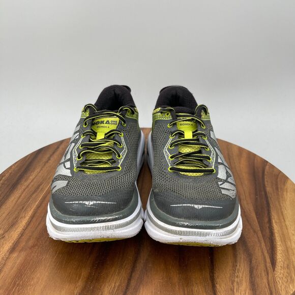 Hoka One One Bondi 4 Shoes Mens Size 9.5 Green Road Running Comfort Walking Gym main image 7